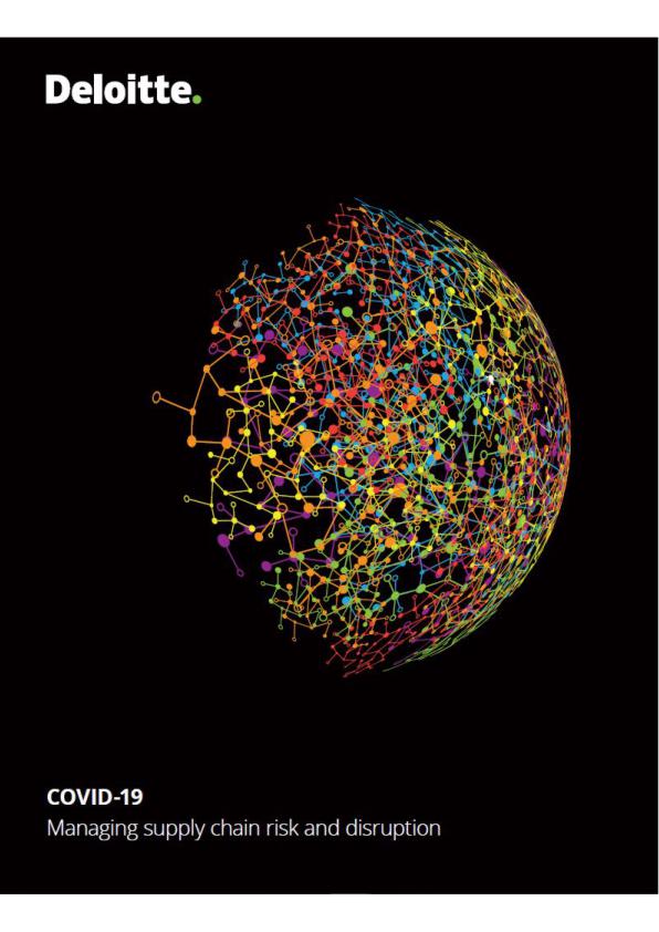 COVID-19 Managing Supply Chain Risk and Disruption 